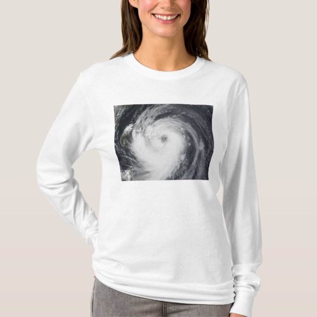 T-shirts Typhoon Chaba no oceano Pacífico ocidental (Frente)