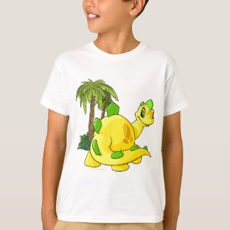 T-shirts Tyrannian Chomby amarelo que olha