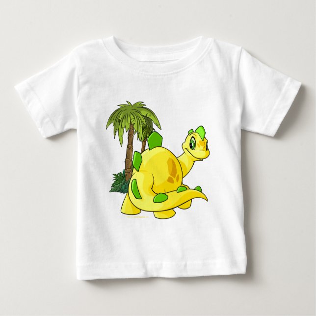 T-shirts Tyrannian Chomby amarelo que olha (Frente)