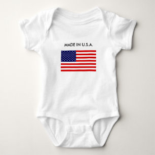 T-shirts U.S.A. Bebê feito