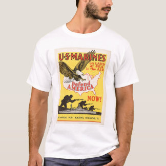 T-shirts U.S. Os fuzileiros navais defendem América