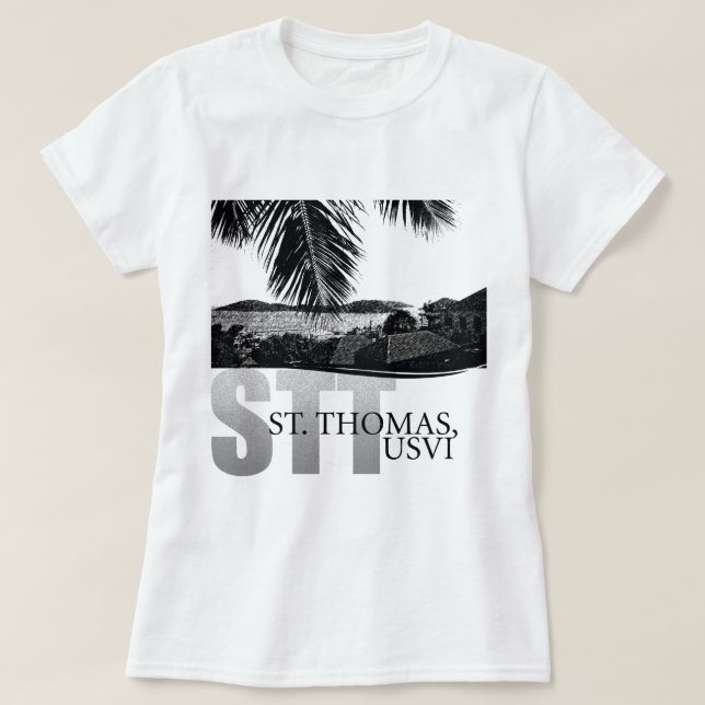 T-shirts U.S. Virgin Islands (Frente do Design)