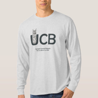 T-shirts UCB produz o T Sleeved longo dos homens do german