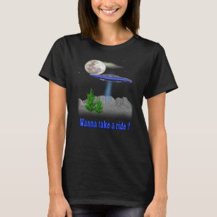T-shirts UFO engraçado