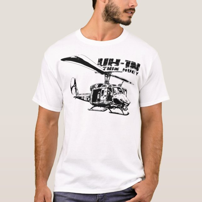T-shirts UH-1N Huey gêmeo (Frente)