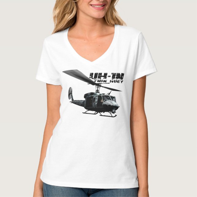 T-shirts UH-1N Huey gêmeo (Frente)