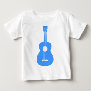 T-shirts Ukulele - Azul-bebê