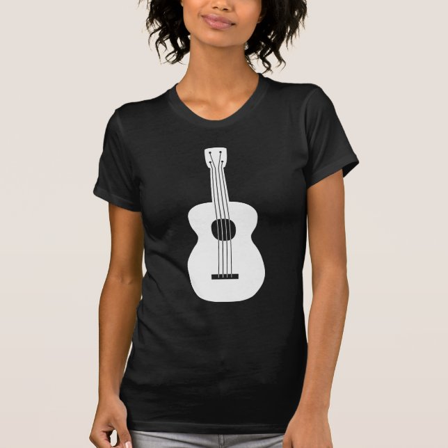 T-shirts Ukulele - Branco (Frente)