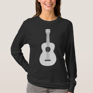 T-shirts Ukulele - branco