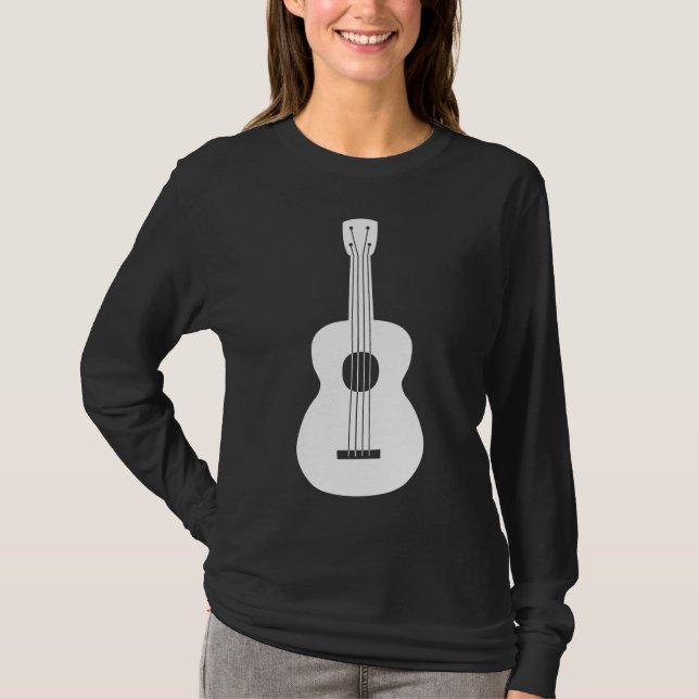 T-shirts Ukulele - Branco (Frente)