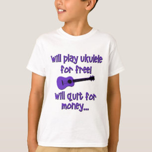 T-shirts Ukulele engraçado