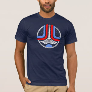 T-shirts Último TShirt do emblema de Starfighter