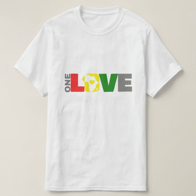 T-SHIRTS UM AMOR-ÁFRICA (Frente do Design)