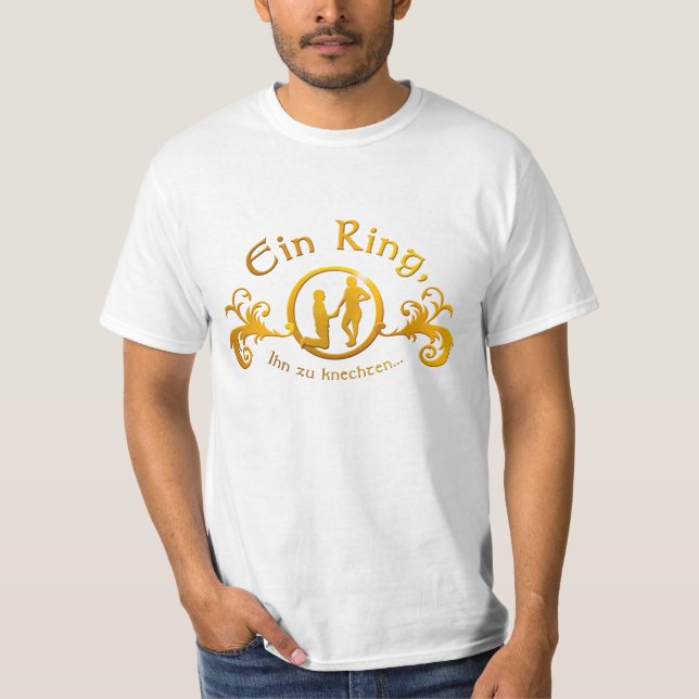 T-shirts Um anel Ele a knechten… (Frente)