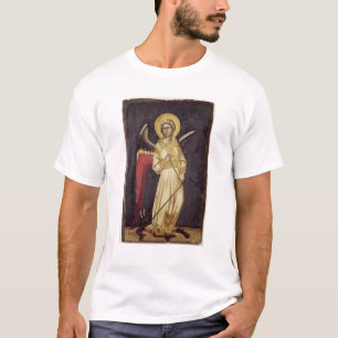 T-shirts Um anjo com um demónio em uma corrente