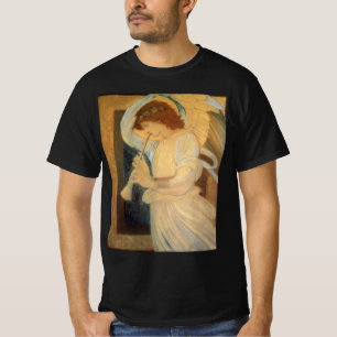 T-shirts Um Anjo Tocando uma Flauta de Burne Jones