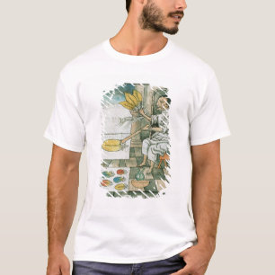 T-shirts Um artesão asteca da pena
