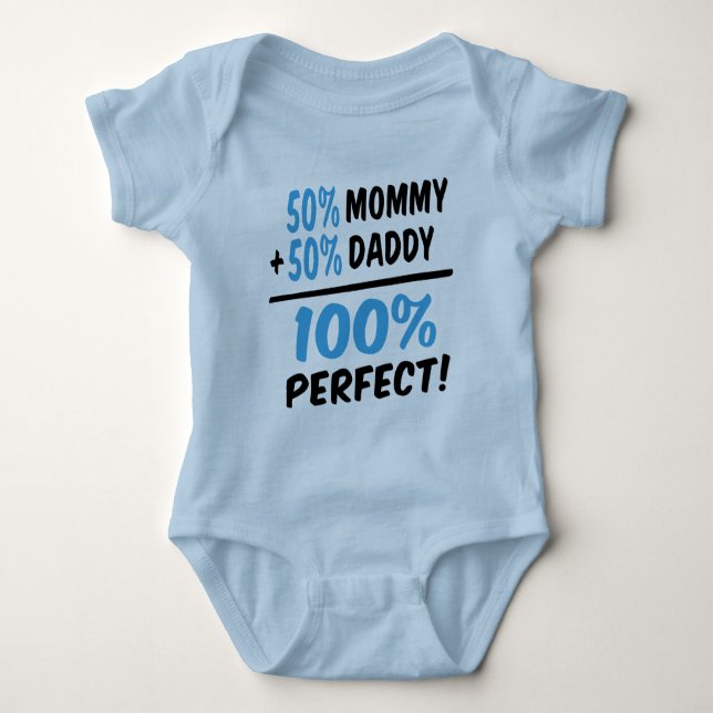 T-shirts Um bebê perfeito 100% (Frente)