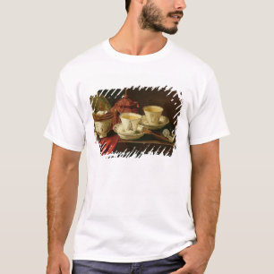 T-shirts Um bule de Yixing e uma porcelana chinesa