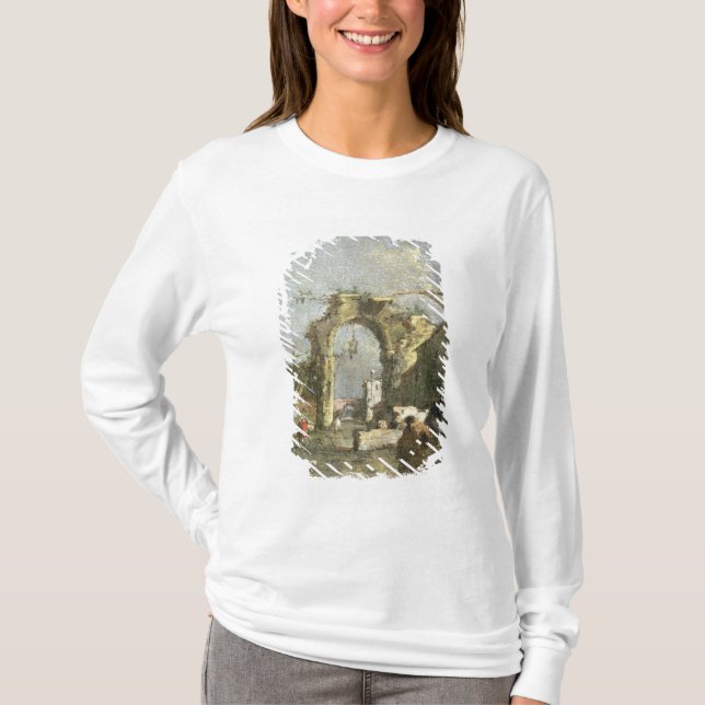 T-shirts Um capricho - ruínas, século XVIII (Frente)