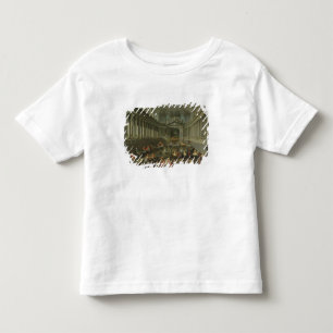 T-shirts Um Cavalcade na escola de equitação do inverno