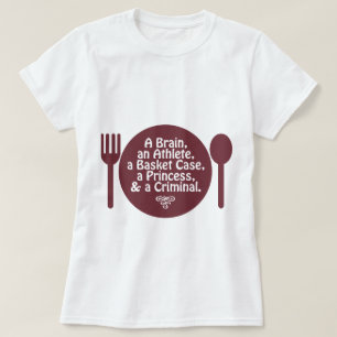 T-shirts Um Cérebro, um Atleta, um Caso de Cesta... Cultura