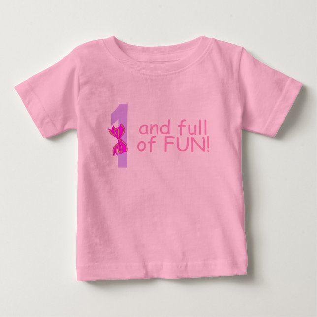 T-shirts Um e cheio do divertimento (arco) (Frente)