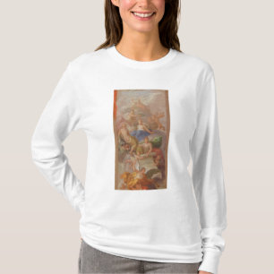T-shirts Um esboço da gratitude coroado pela paz, com outr