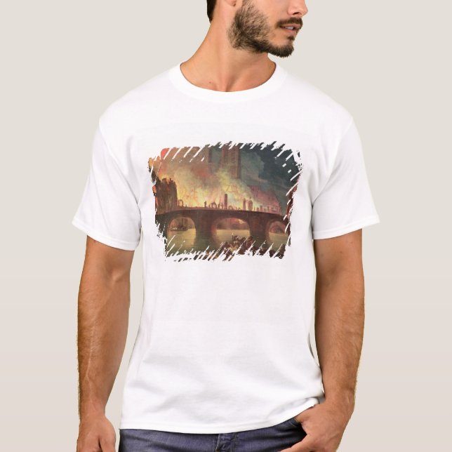 T-shirts Um fogo no Hotel-Dieu em 1772 (Frente)