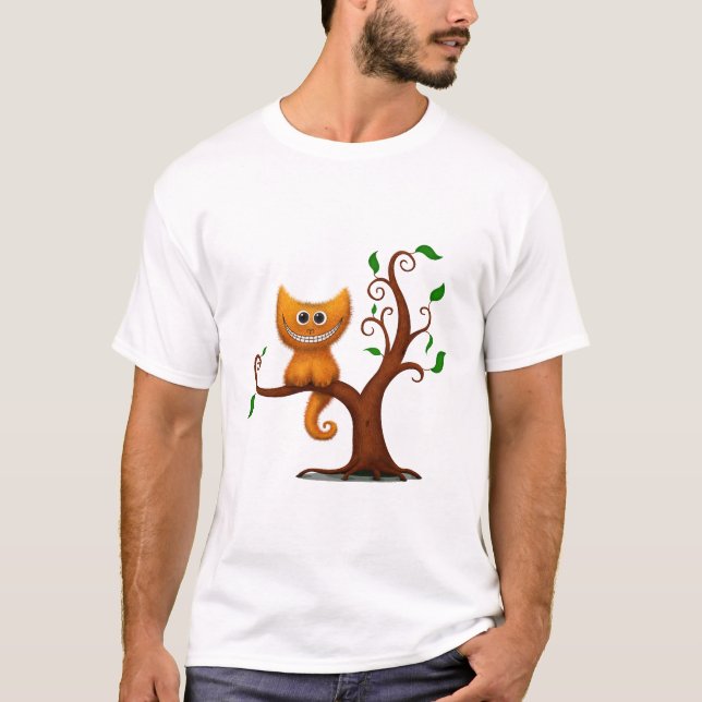 T-shirts Um gatinho de Cheshire (Frente)