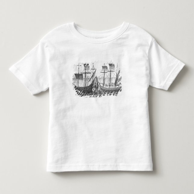 T-shirts Um "Guarda espanhol Costa (Frente)