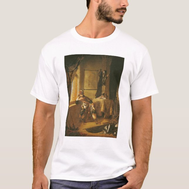 T-shirts Um guerreiro no pensamento (Frente)