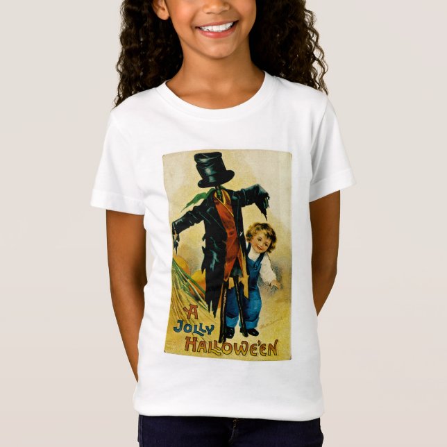 T-shirts Um Halloween Alegre (Frente)