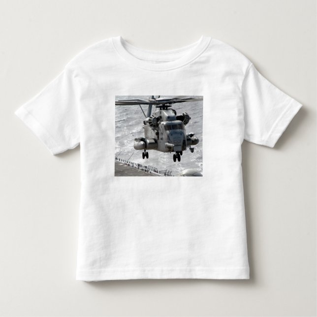 T-shirts Um helicóptero CH-53E Super Stallion (Frente)
