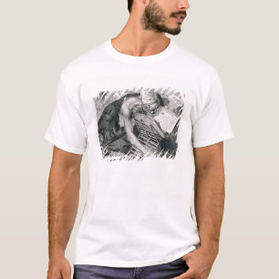 T-shirts Um homem instruído absorvido no Koran