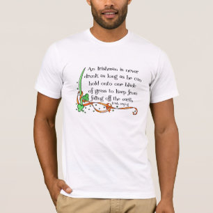 T-shirts Um Irlandês Nunca É Bebado...
