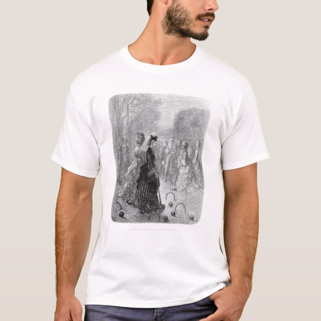 T-shirts Um jogo do Croquet (Frente)