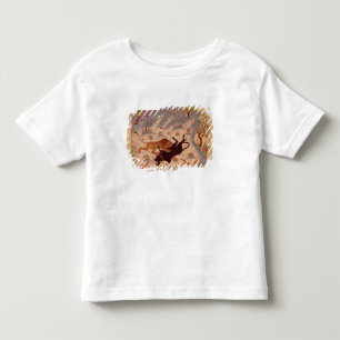 T-shirts Um leão que ataca e que mata uma Bull