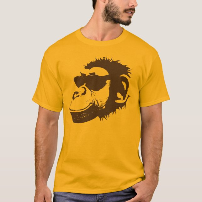 T-shirts Um macaco Legal (Frente)