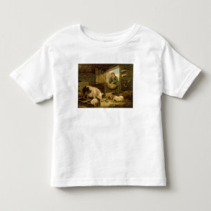 T-shirts Um menino olhando em uma estória de porco, 1794 (ó