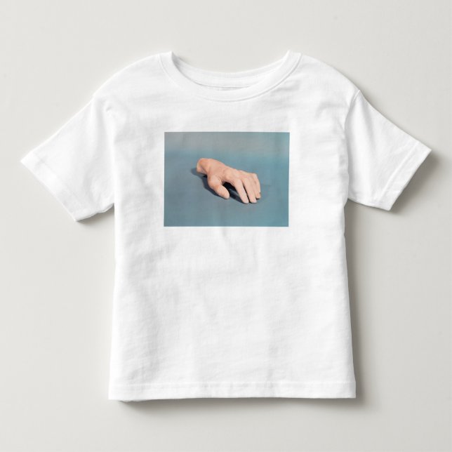 T-shirts Um molde da mão de Frederic Chopin (Frente)