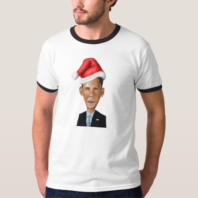 T-shirts Um Natal de Obama (Frente)
