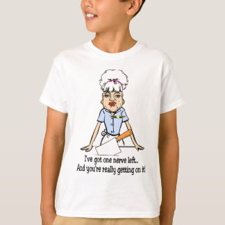 T-shirts um nervo deixado