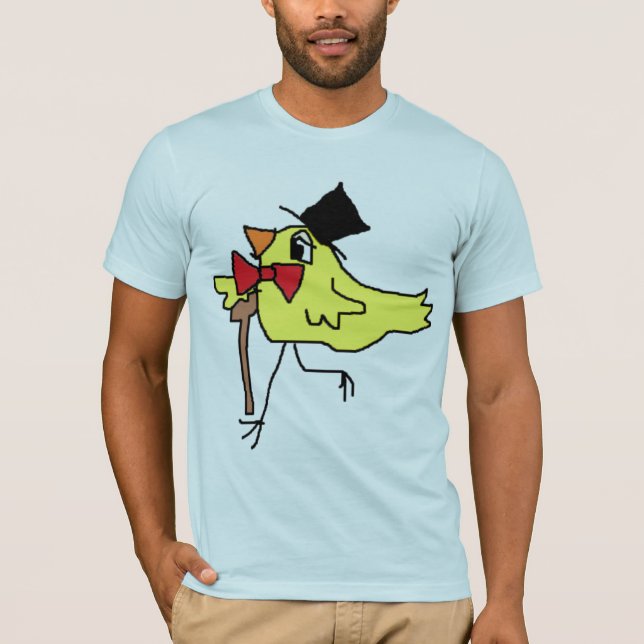 T-shirts Um pássaro muito extravagante (Frente)