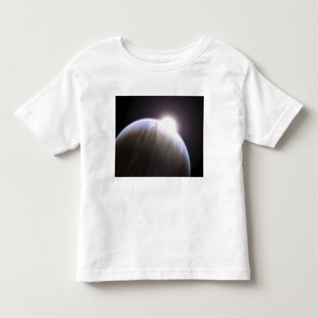 T-shirts Um planeta extrassolar com sua estrela-mãe (Frente)