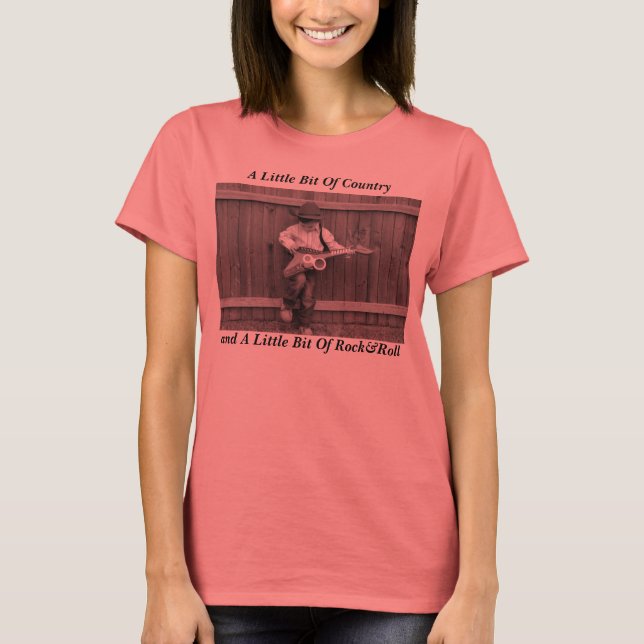 T-shirts Um Pouco De País E Um L... (Frente)