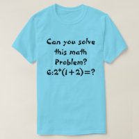 Um problema de matemática 6:2*(1+2)=