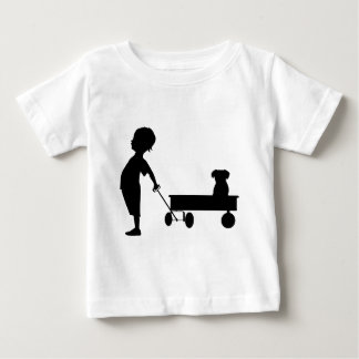 T-SHIRTS UM RAPAZ SUA VAGÃO E SEU CACHORRO