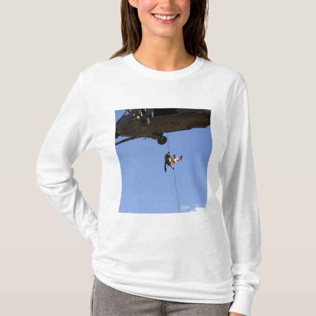 T-shirts Um rappels de um HH-60 (Frente)