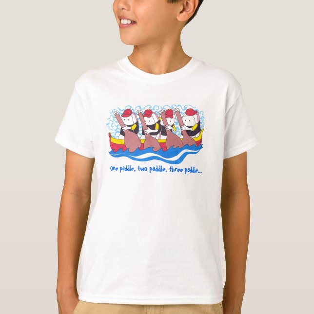 T-shirts Um remo, dois remo, (Frente)